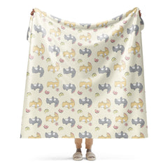 Sweet Bunny Sherpa blanket lioness-love