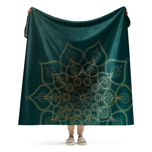 Mandala Butter Soft Sherpa blanket lioness-love