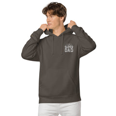 Mountain Top Super Dad Unisex Pigment-Dyed Hoodie