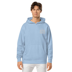 Mountain Top Super Dad Unisex Pigment-Dyed Hoodie