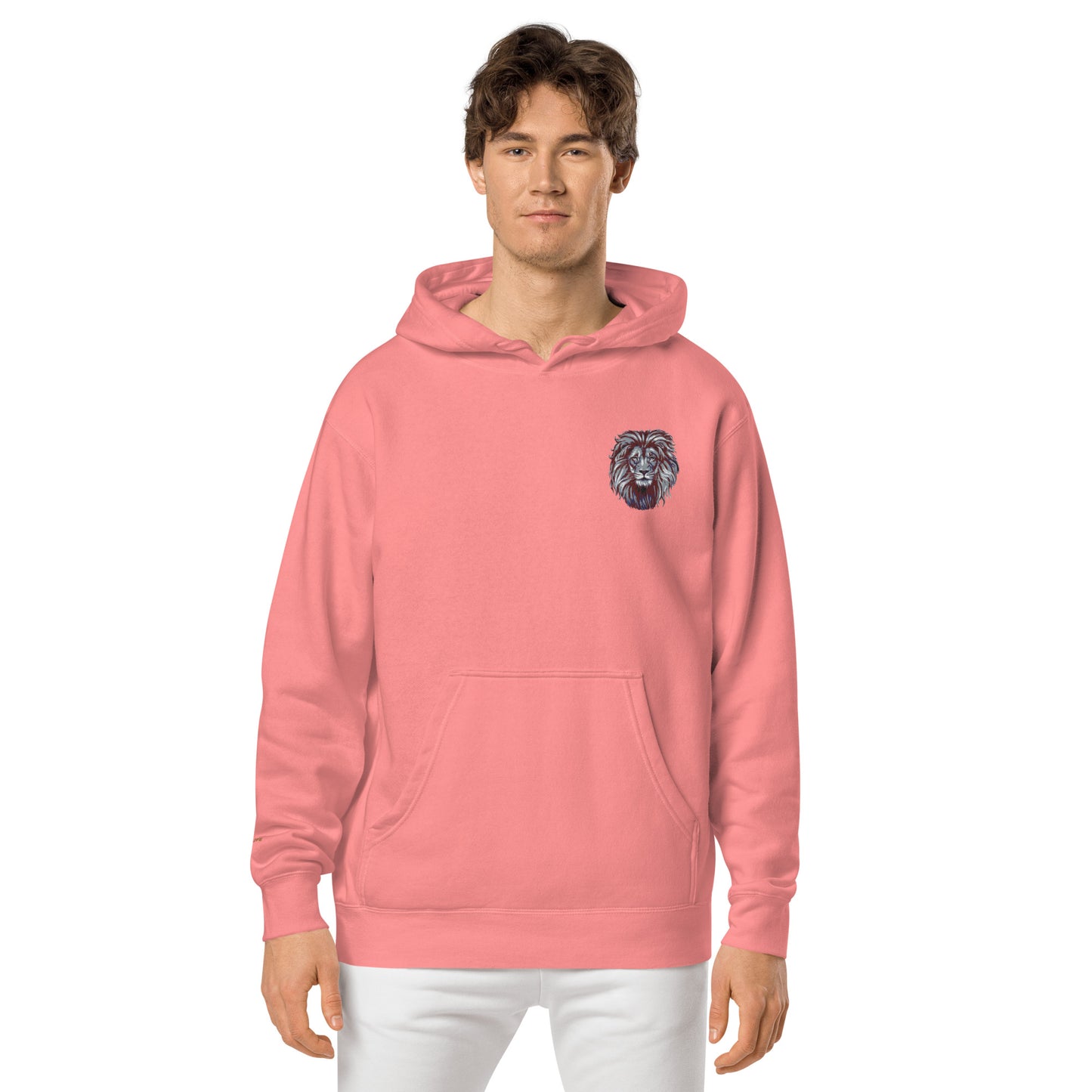 Lion Lovers Design Unisex Pigment-Dyed Hoodie