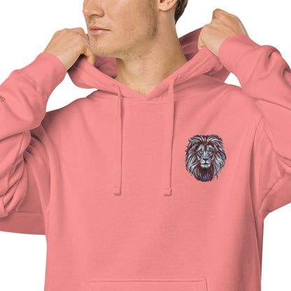 Lion Lovers Design Unisex Pigment-Dyed Hoodie