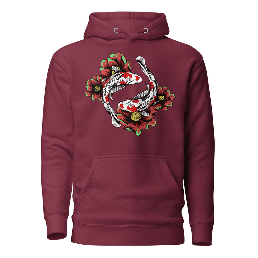 Fish graphic print unisex softest hoodies