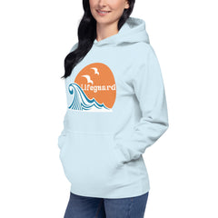 Unisex lifeguard graphic printed hoodies