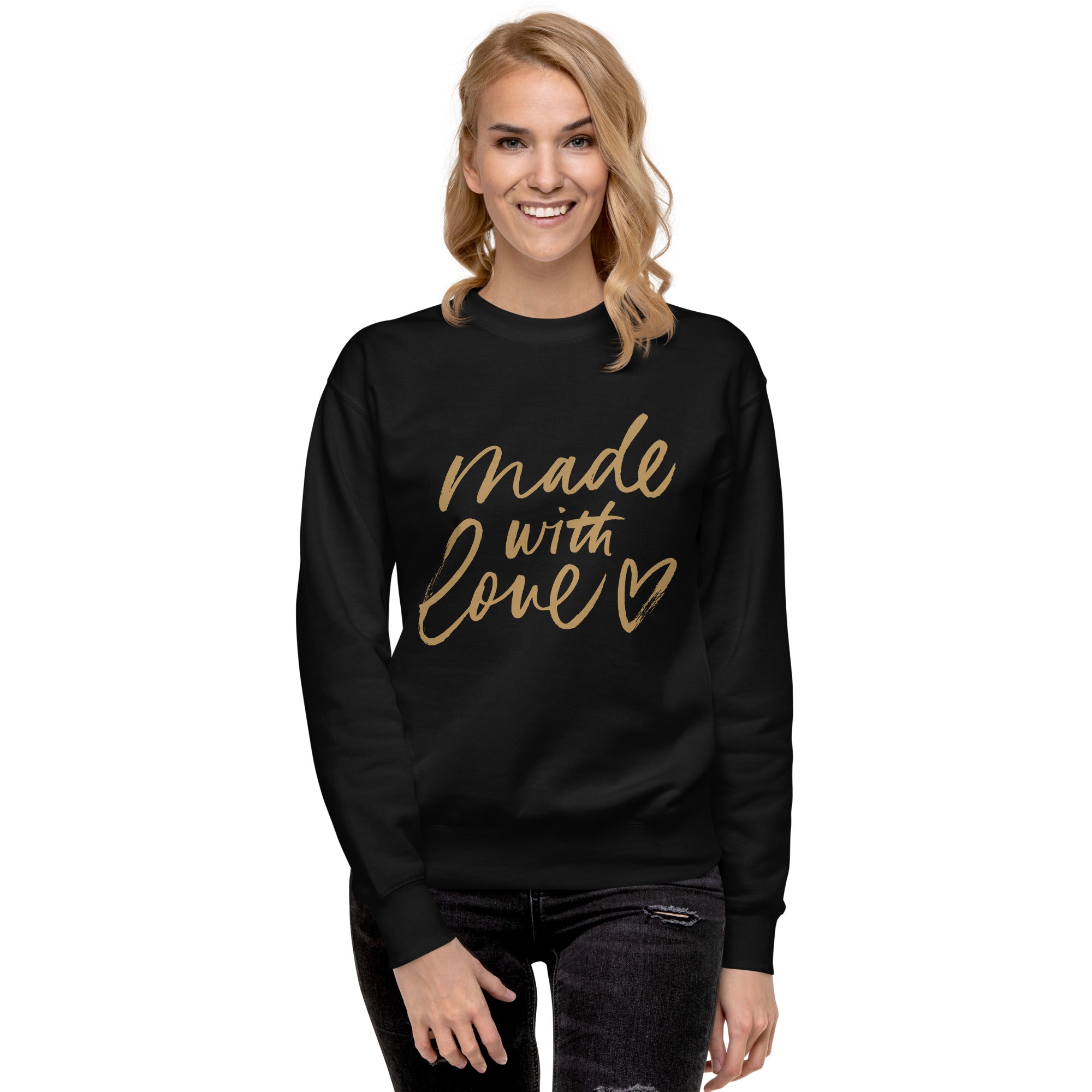 Made with Love Unisex Premium Sweatshirt