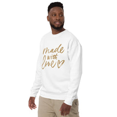 Made with Love Unisex Premium Sweatshirt, lioness-love