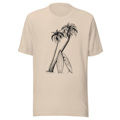 Palm tree print t-shirt for male & female