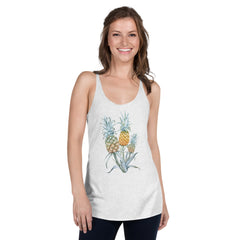 Pineapple Design Women's Athletic Racerback Tank