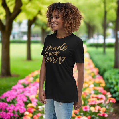 Made with Love Women's Relaxed T-Shirt, lioness-love