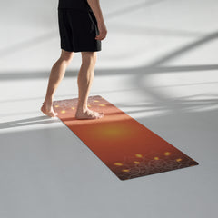 Yoga Mat Mandala Design, Exercise Mat, Pilates Mat