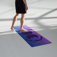 Yoga Mat Purple Haze Lotus Flower, Exercise Mat, Pilates Mat