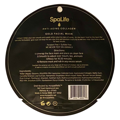 Anti-Aging Collagen Gold Facial Mask