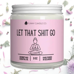 Scented pink candle as an essential accessory for your yoga lifestyle