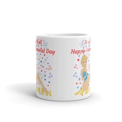 Happy Memorial Day Y’all Mug – Patriotic Everyday Coffee Cup