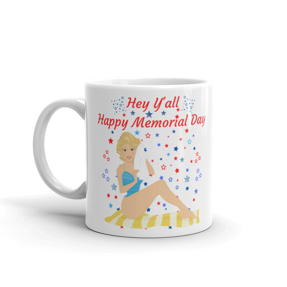 Happy Memorial Day Y’all Mug – Patriotic Everyday Coffee Cup
