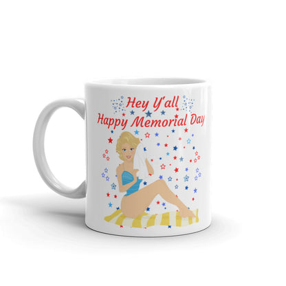 Happy Memorial Day Y’all Mug – Patriotic Everyday Coffee Cup
