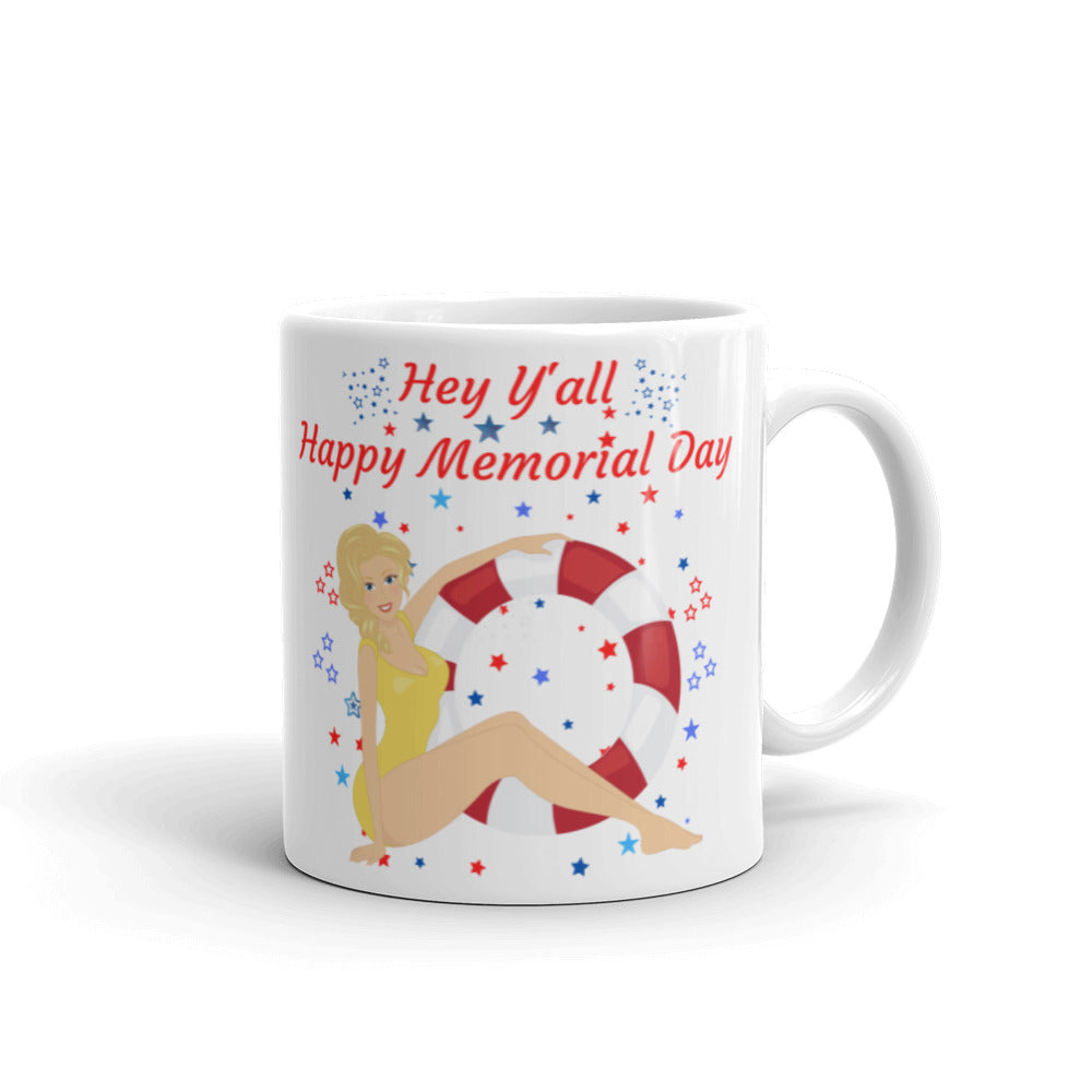 Hey Y’all Happy Memorial Day Mug – Coffee Cup