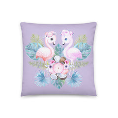 Purple Flamingo Cushion Covers, the perfect addition to elevate your home decor with a touch of whimsy and elegance.