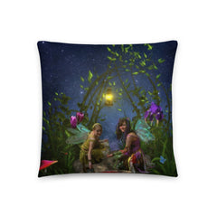 Fairy Forest Designs Cushion Cover! Immerse yourself in the magical beauty of nature with this captivating accessory. 