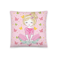 Introducing our delightful Cartoon Girl Print Cushion Cover! Bursting with charm and whimsy, this cushion cover is perfect for adding a playful touch to any space. 