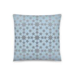 Elevate the charm of your living space with our Star Pattern Blue Cushion Cover. 