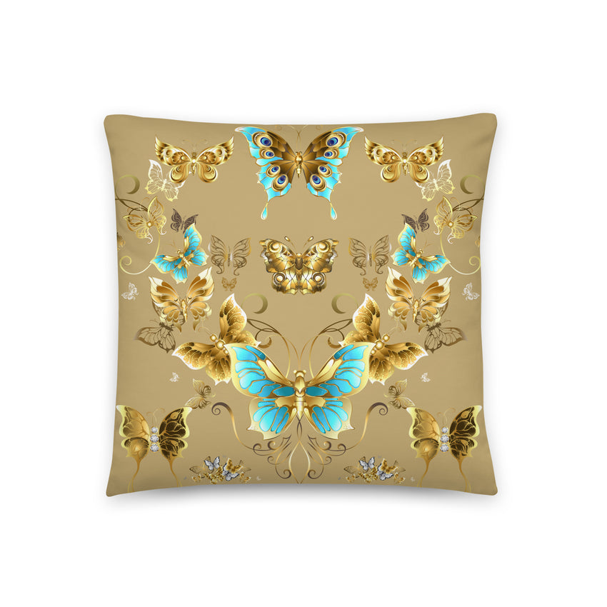 Multicolor Butterfly Graphic Print Pillows, the perfect accent piece to add a touch of whimsy and charm to any space. 