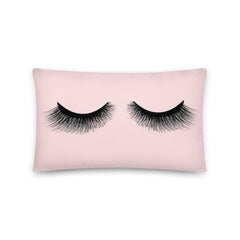 Eyelashes Graphic Printed Pillow, the perfect accent piece for anyone who loves all things beauty and style. 