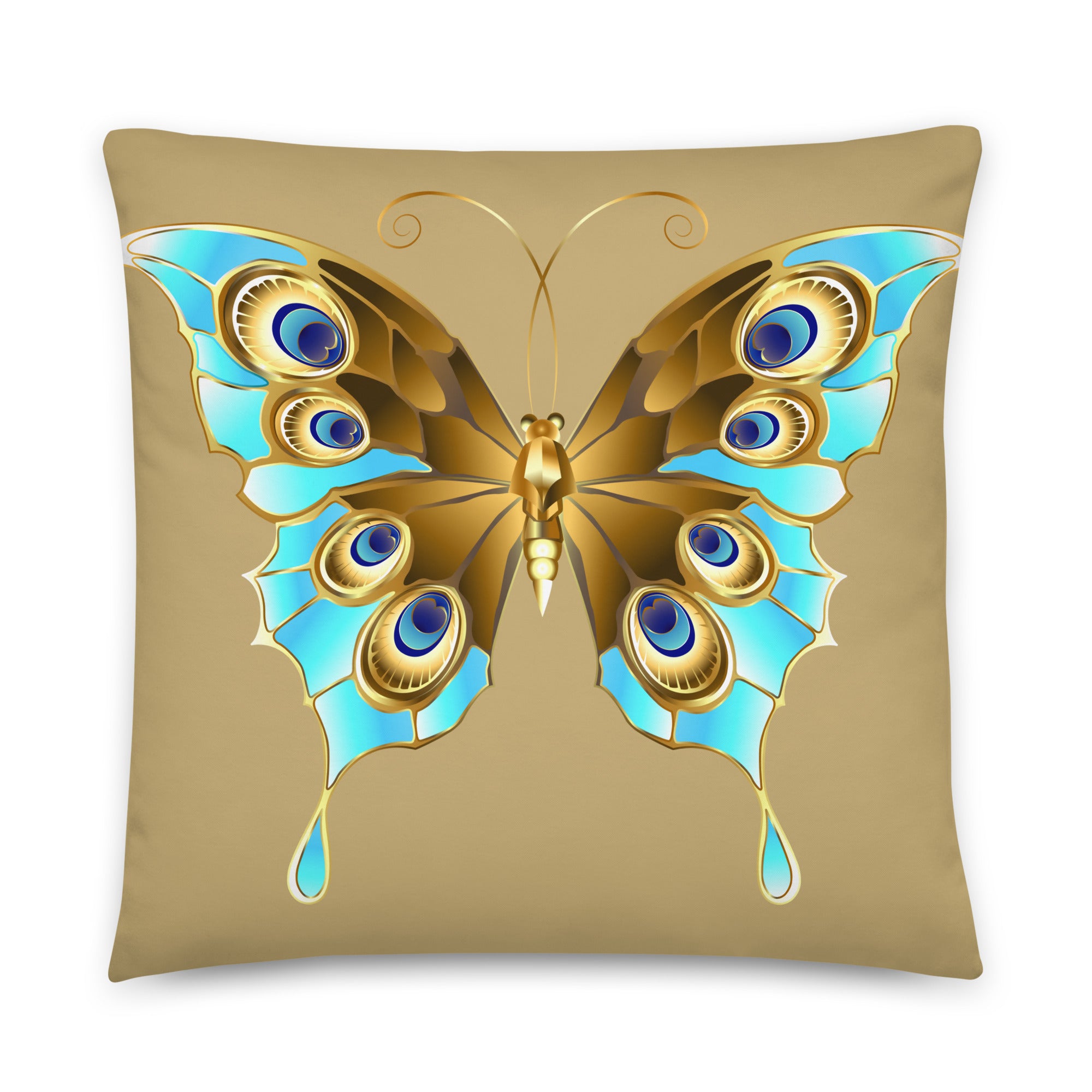 Designed with exquisite attention to detail, these cushions feature stunning butterfly motifs in vibrant colors, creating a whimsical and enchanting atmosphere. 