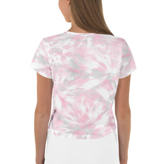 Tie-dye print crop top for women's fashion - Lioness-love.com