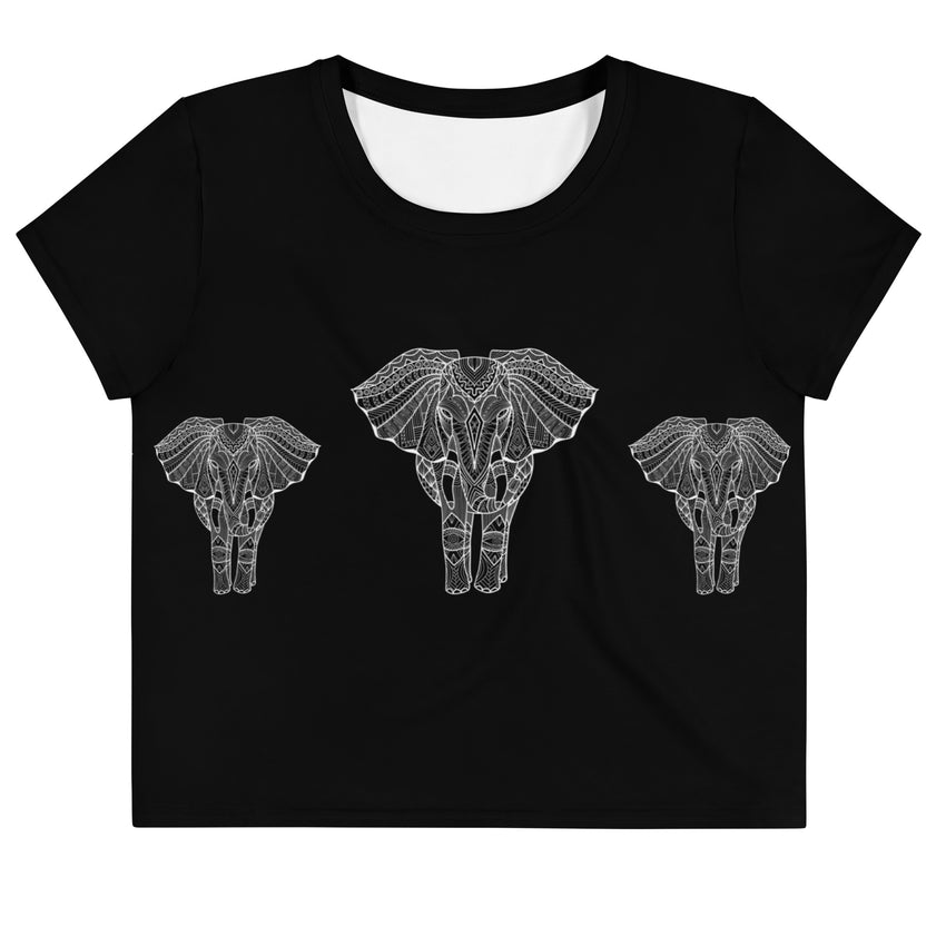 Elephant-Inspired Crop Top