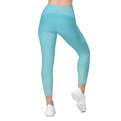 Crossover leggings with pockets