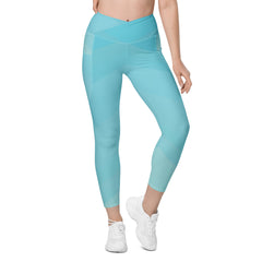 Crossover leggings with pockets