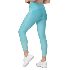 Crossover leggings with pockets