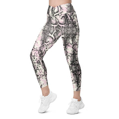 Crossover leggings with pockets