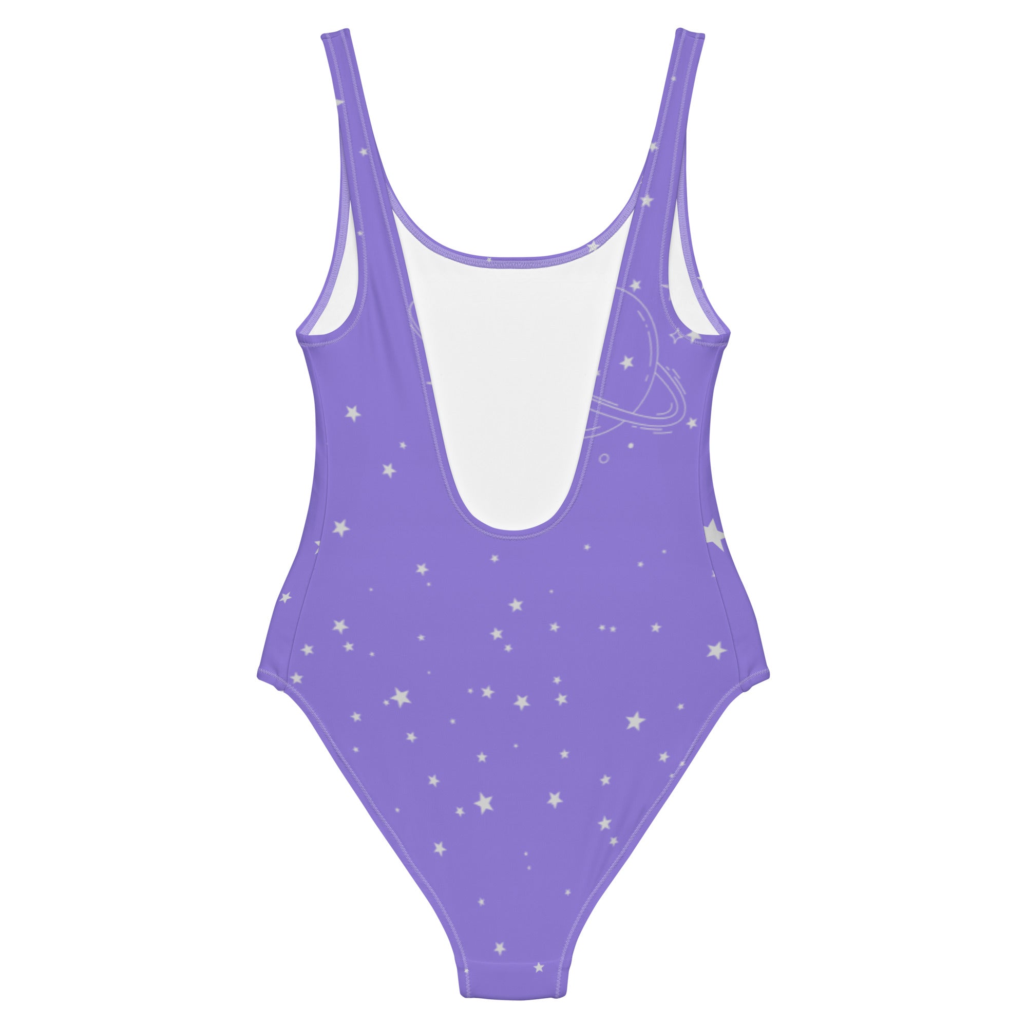 Galaxy print design swimsuit for women