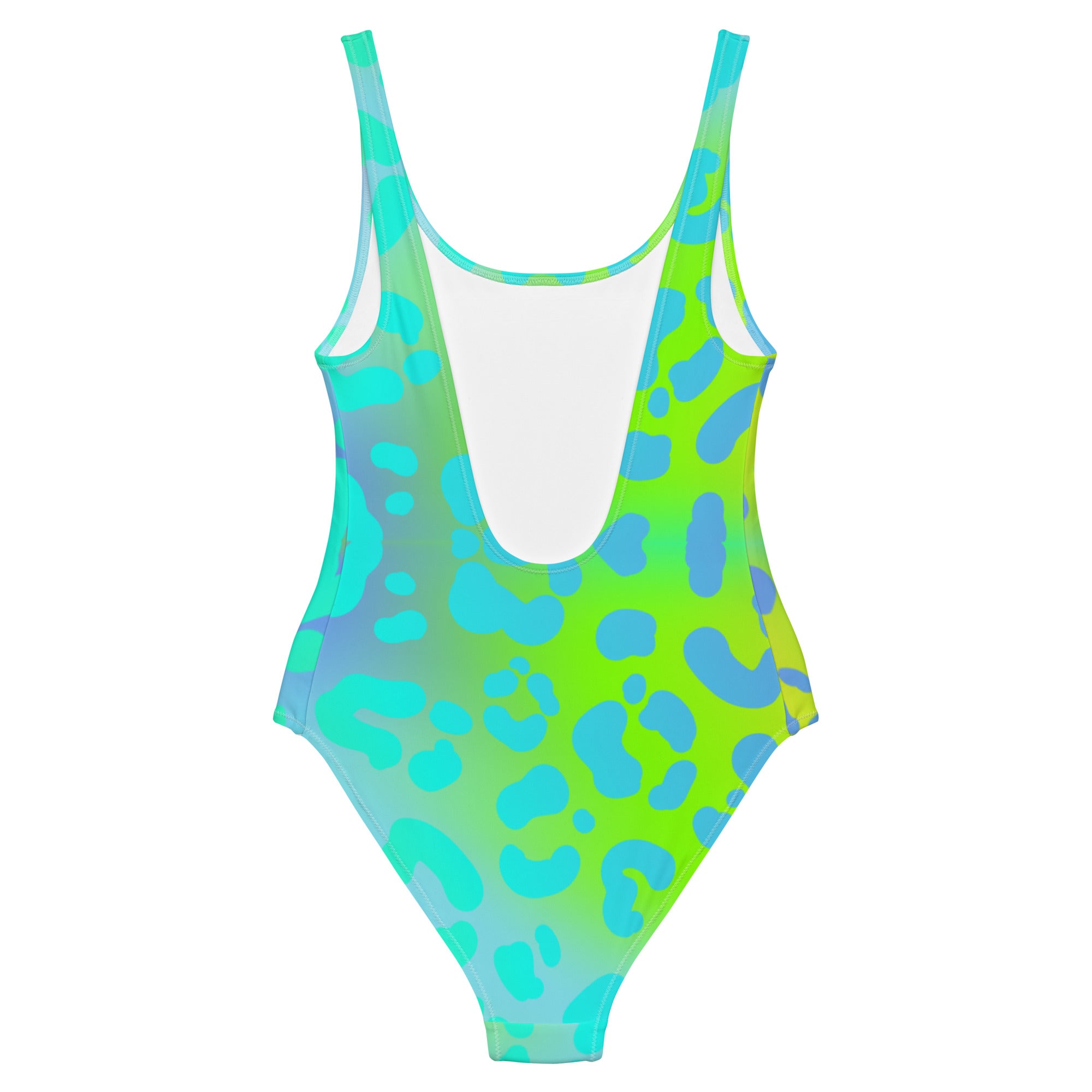Multicolor leopard print swimsuit for women