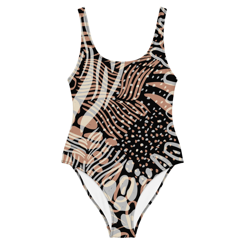 Animal print swimsuit for women’s fashion