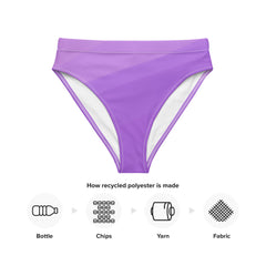 Purple bikini bottoms women's swimwear