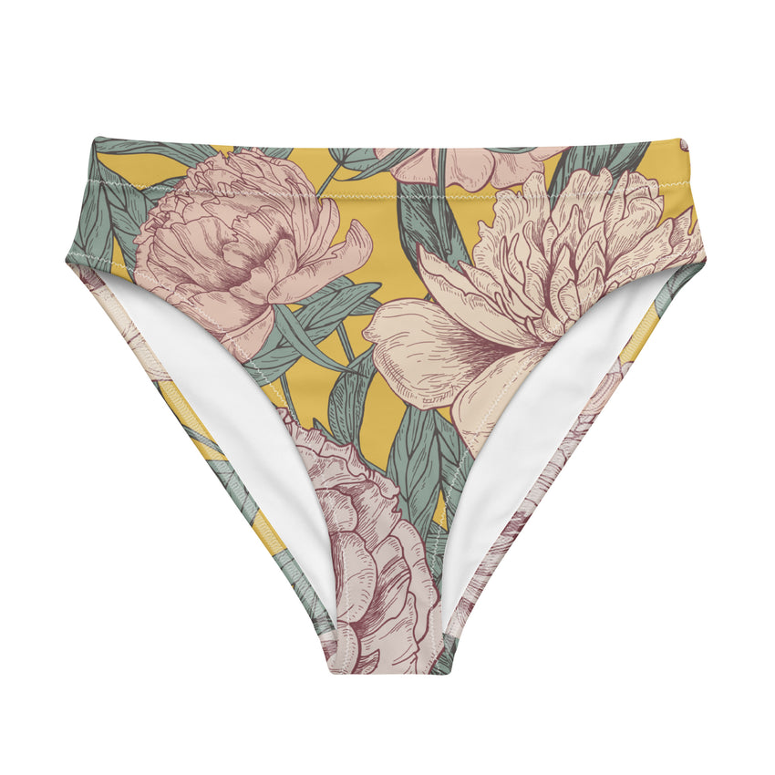 Multicolor Floral Print Bikini Bottom for women, designed to make a bold statement this summer. 