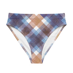 Stylish Tartan Check Bikini Bottoms for women, the perfect blend of classic design and contemporary flair. 