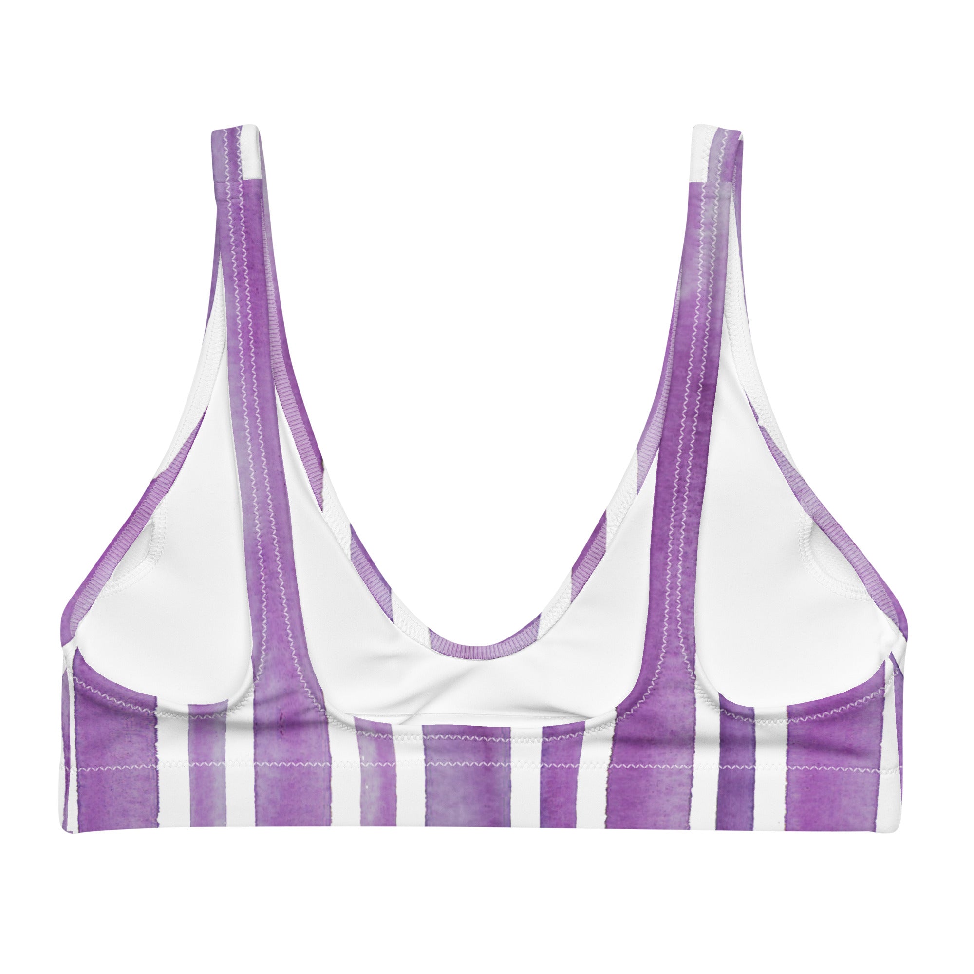 The eye-catching purple stripes pattern exudes a trendy and fun-loving vibe, while the adjustable straps ensure a personalized and secure fit. 