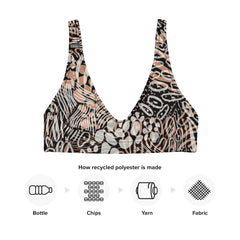 This trendy piece combines the allure of exotic animal prints with the comfort and support you need for a confident swim. 