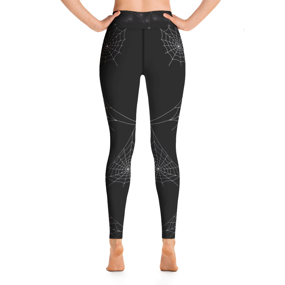 Halloween Spider Webs Leggings, lioness-love