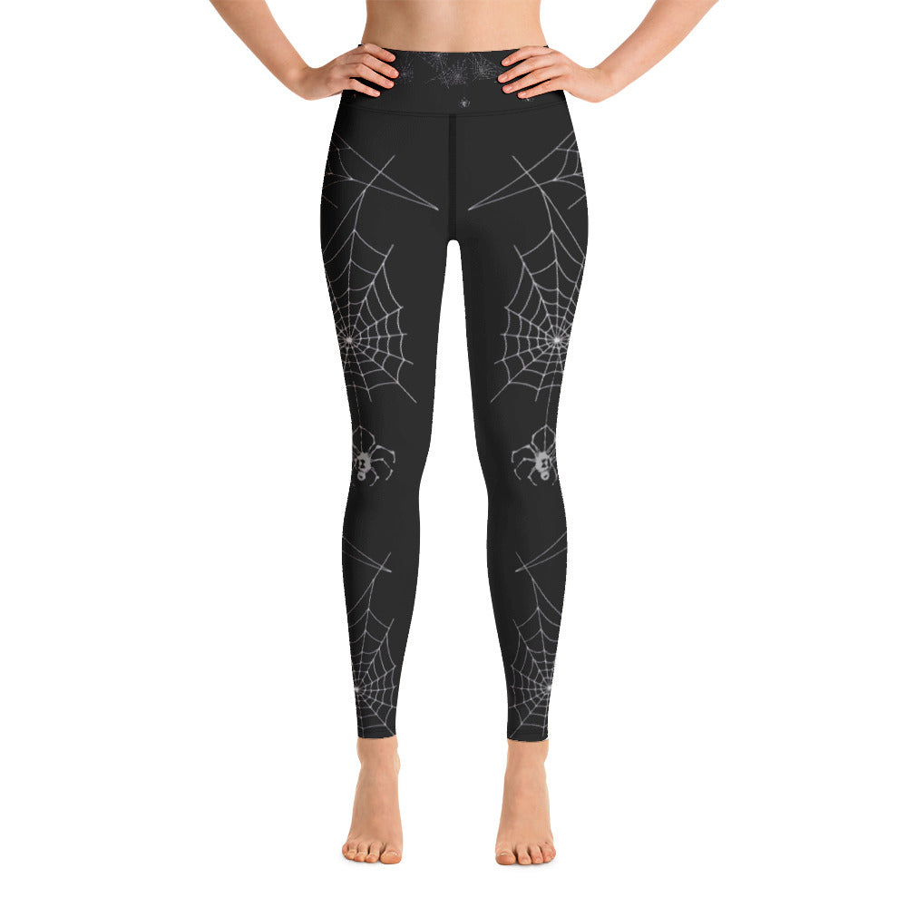 Halloween Spider Webs Leggings, lioness-love