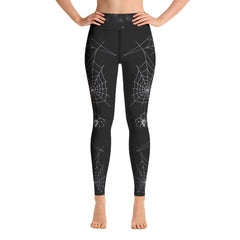 Halloween Spider Webs Leggings, lioness-love