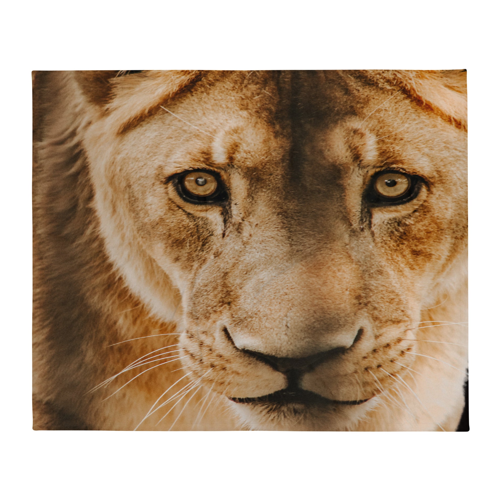 Crafted with the softest and highest-quality materials, these blankets not only provide warmth and comfort but also showcase a stunning lion face design that captures the essence of strength and majesty. 