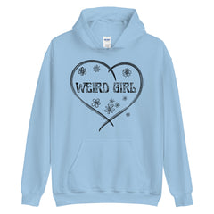 Weird girl print cozy unisex hoodies