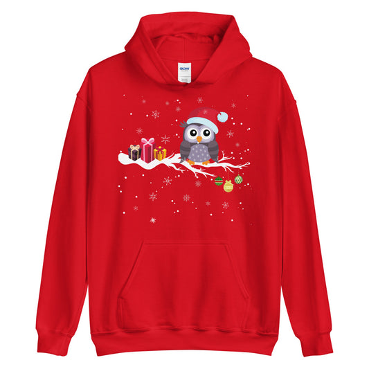 Christmas Owl Hoodie, lioness-love
