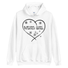 Weird girl print cozy unisex hoodies
