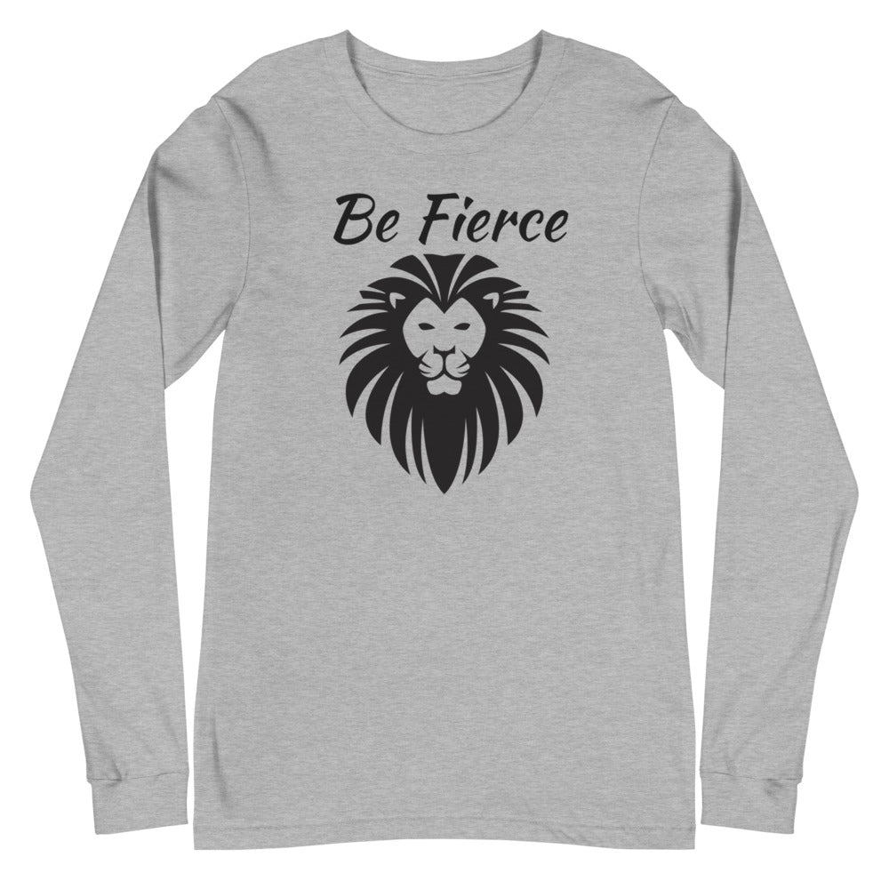 Be Fierce Lion Lovers Long Sleeve Tee, lioness-love